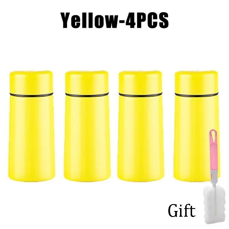 Portable 160Ml Mini Pocket Cup 304 Stainless Steel Thermos Cup Creative Gift Cup in Stock Water Bottle Coffee Thermos Bottle