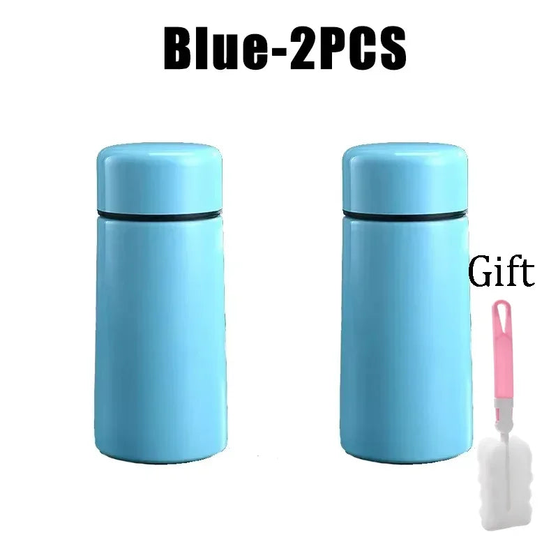 Portable 160Ml Mini Pocket Cup 304 Stainless Steel Thermos Cup Creative Gift Cup in Stock Water Bottle Coffee Thermos Bottle
