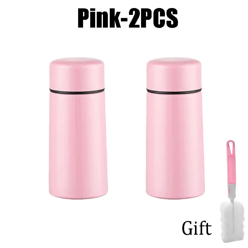 Portable 160Ml Mini Pocket Cup 304 Stainless Steel Thermos Cup Creative Gift Cup in Stock Water Bottle Coffee Thermos Bottle