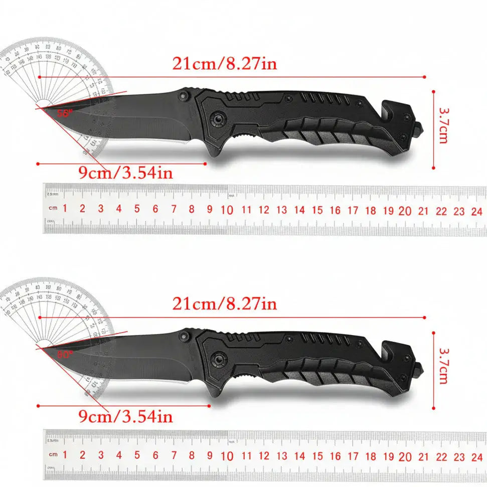 Folding Camping Knife with Safety Lock – Portable EDC Pocket Knife for Fishing & Outdoor Use