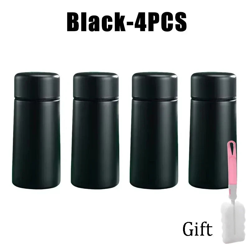 Portable 160Ml Mini Pocket Cup 304 Stainless Steel Thermos Cup Creative Gift Cup in Stock Water Bottle Coffee Thermos Bottle