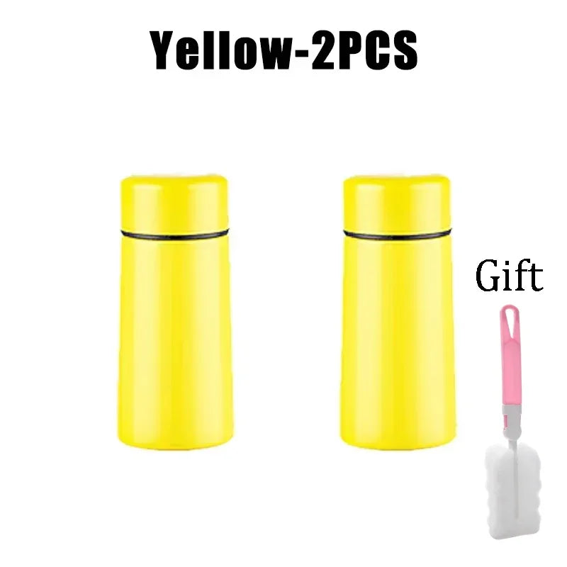 Portable 160Ml Mini Pocket Cup 304 Stainless Steel Thermos Cup Creative Gift Cup in Stock Water Bottle Coffee Thermos Bottle