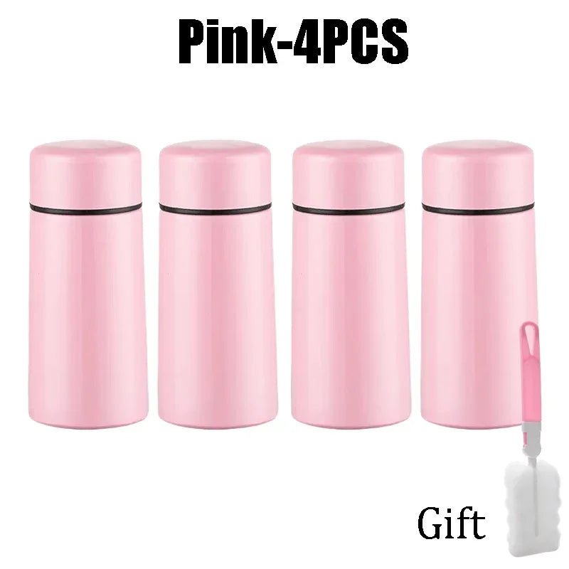 Portable 160Ml Mini Pocket Cup 304 Stainless Steel Thermos Cup Creative Gift Cup in Stock Water Bottle Coffee Thermos Bottle