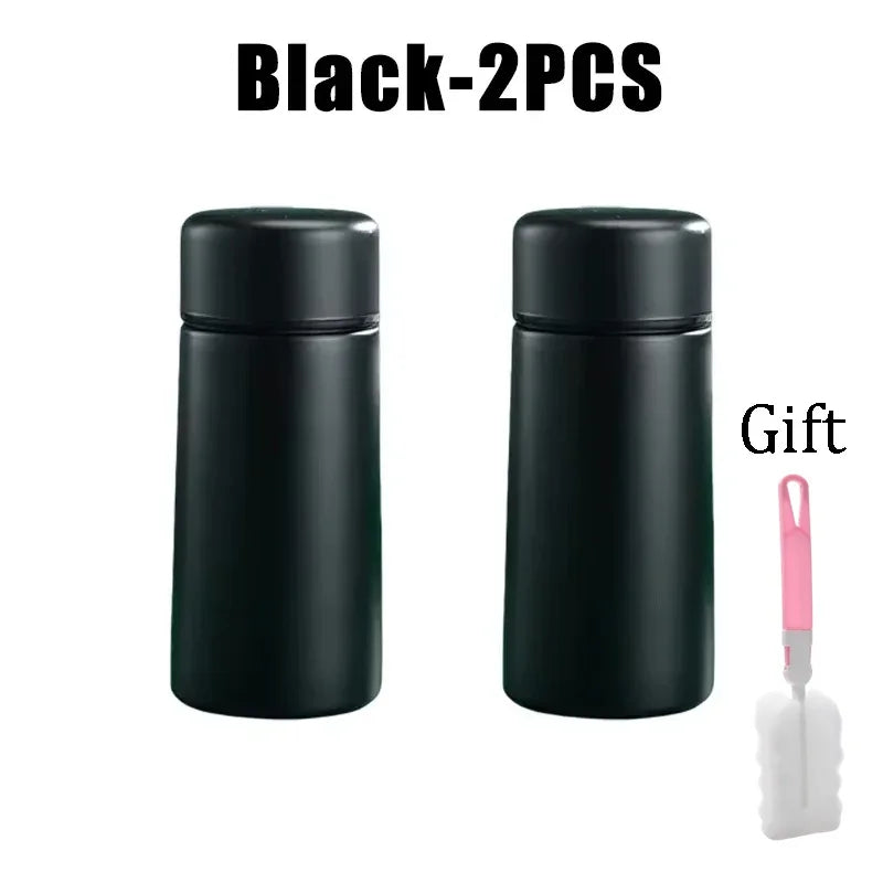 Portable 160Ml Mini Pocket Cup 304 Stainless Steel Thermos Cup Creative Gift Cup in Stock Water Bottle Coffee Thermos Bottle