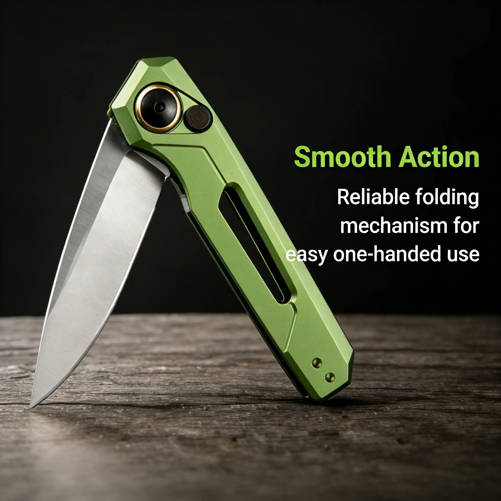 New Folding Pocket Knife with Aluminum Alloy Handle | Outdoor Camping EDC Pocket Knife with Smooth Opening, Perfect for Everyday Carry, Camping, Hiking and Survival, Parcel Opening Knife, Fruit Peeling Knife